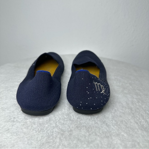 Rothy's  Limited Edition Zodiac Astrology Virgo Loafer Navy Slip On Shoes SizeW6 - Picture 5 of 16